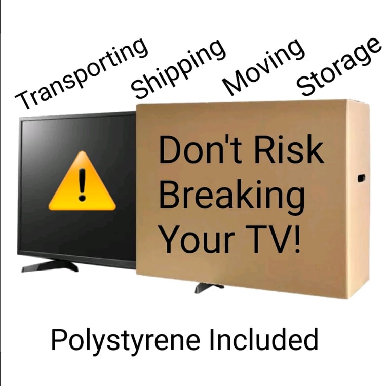 TV Packaging Boxes From Size [19"-85"] Transport|Shipping