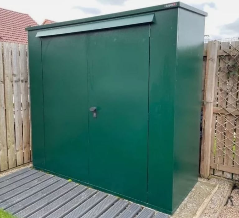 image for Asgard Trojan Plus Police Approved 7x3 Bike Shed Rust Resistant Bike Storage delivery available