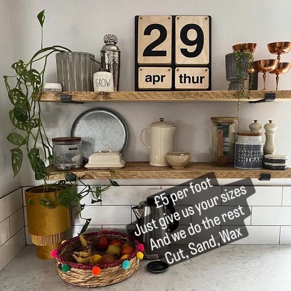 image for Scaffolding board shelves