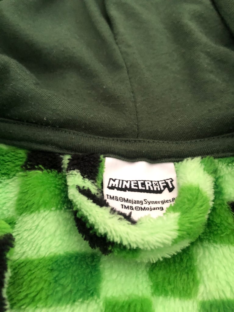 Minecraft fleece dressing gowns 