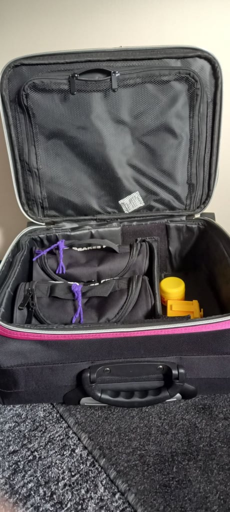 bowling bag on wheels for short mat
