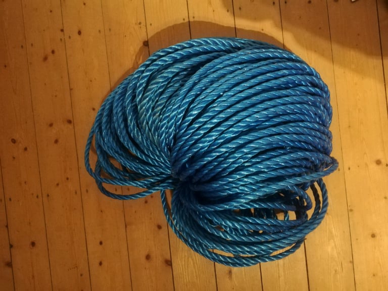 Three strand poly rope 