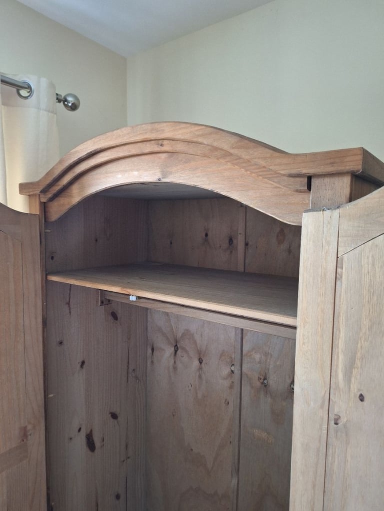 Single Pine Wardrobe