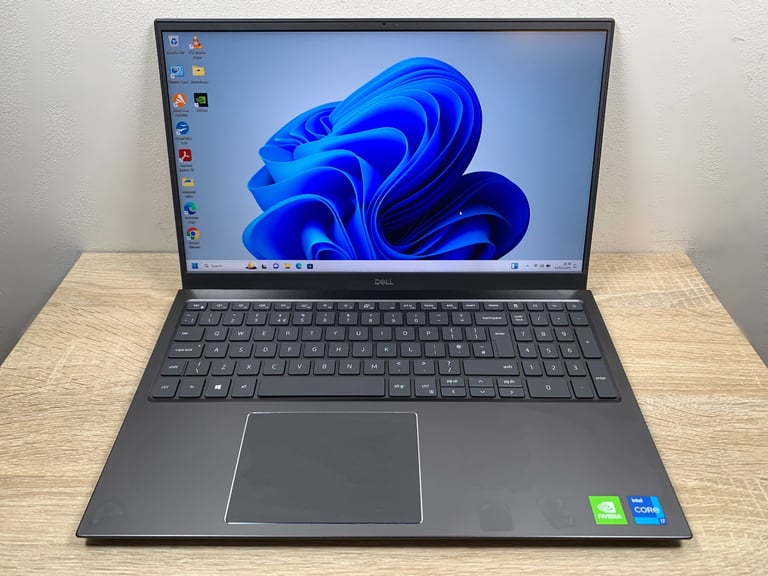 Dell i7 11thGen 16GB 512GB SSD UltraFast Cad/Gaming/Editing Slimline Laptop, NVIDIA Graphics