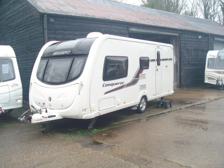 R&K CARAVANS 2014 SWIFT CONQUEROR 530/4,END BATHROOM, 12 MONTHS WARRANTY