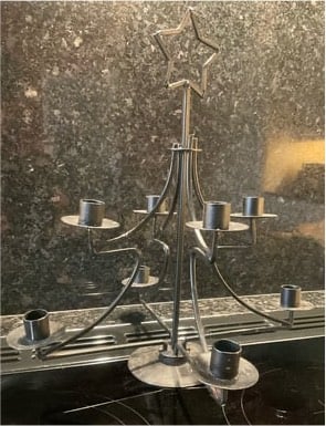 8 candle ‘Christmas tree’ Candle holder (5 available)