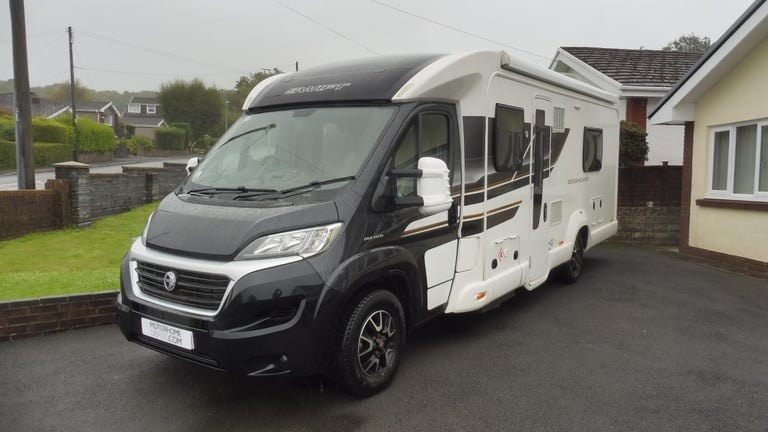 Bessacarr 574 4 berth 4 seat belts fixed single beds motorhome for sale