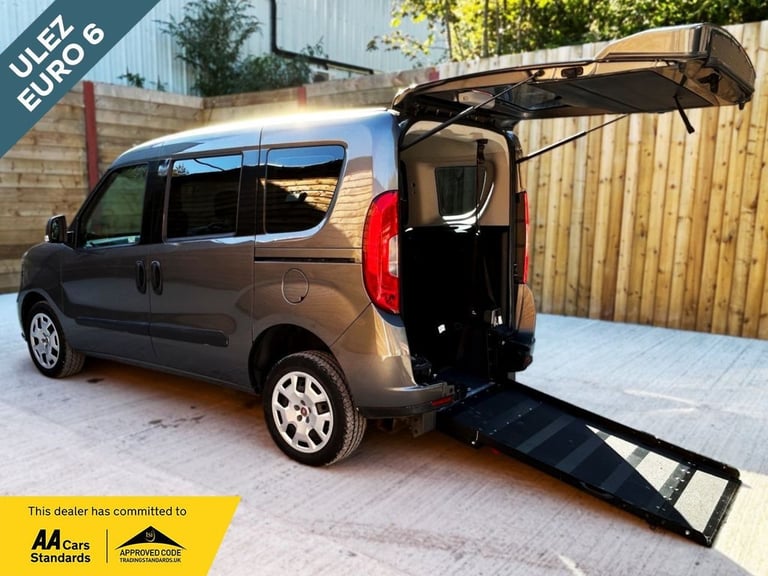 image for 2019 Fiat Doblo 4 Seat Petrol Wheelchair Accessible Disabled Access Vehicle WAV MPV Petrol Manual