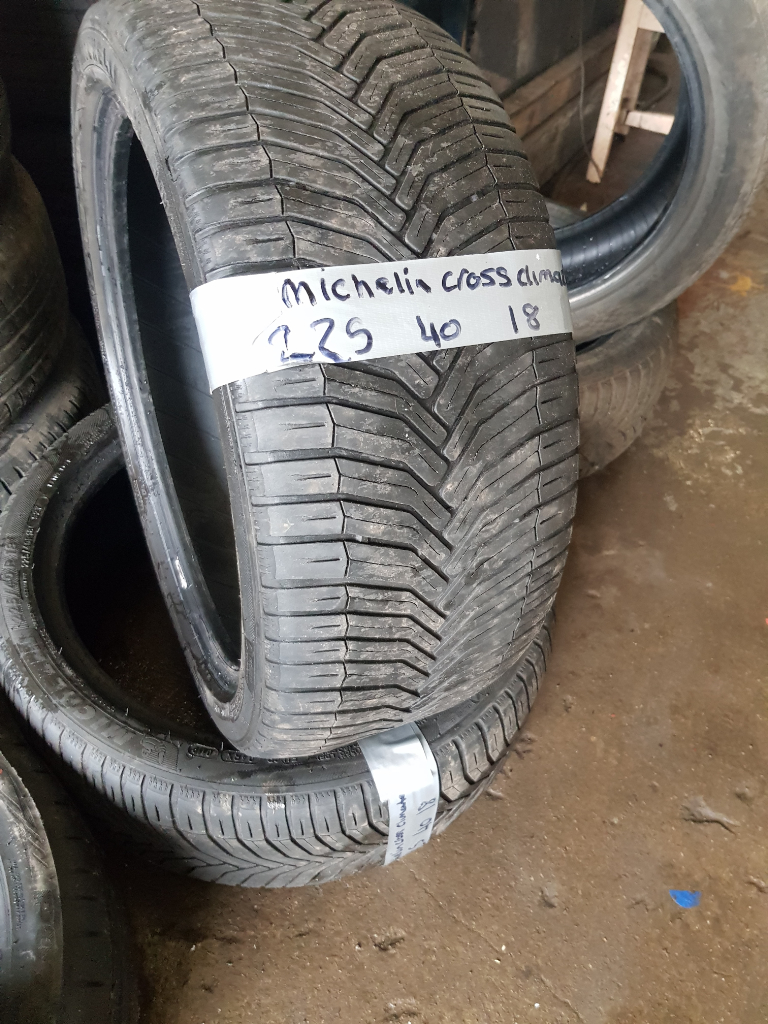 image for 225 40 18 Michelin CrossClimate Tyres Matching pair ONLY £100fitted and balanced open 7 days a week 