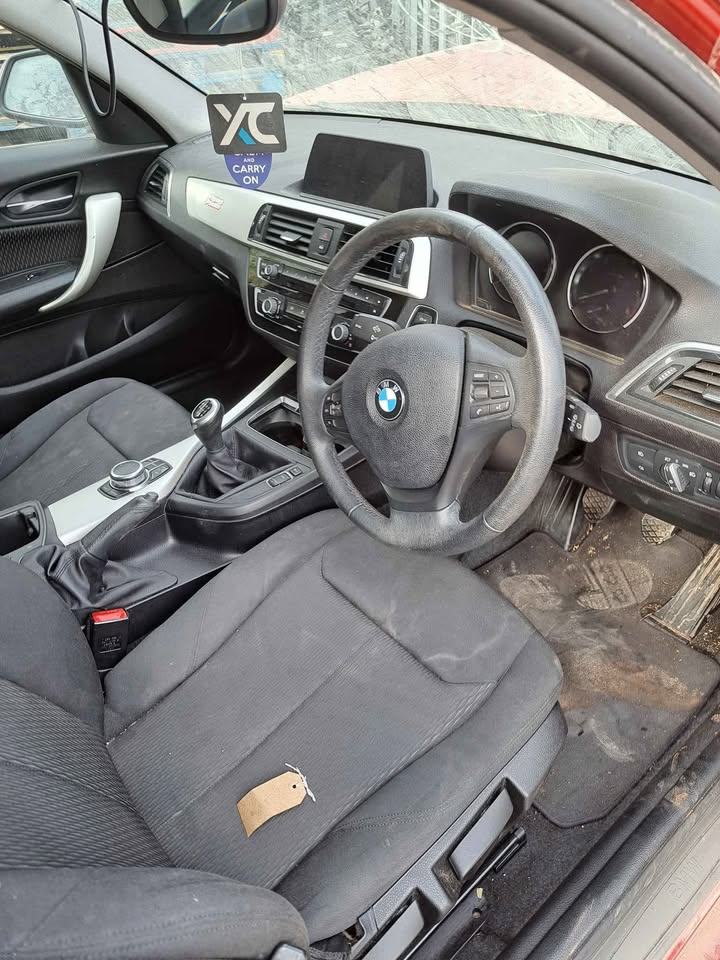 BMW 116D SE LCI F20 BREAKING PARTS SUSPENSION MIRROR DOOR AIRBAG KIT HEAD UNIT TAILGATE BUMPER