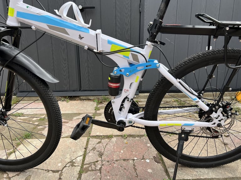 Mountain folding bicycle