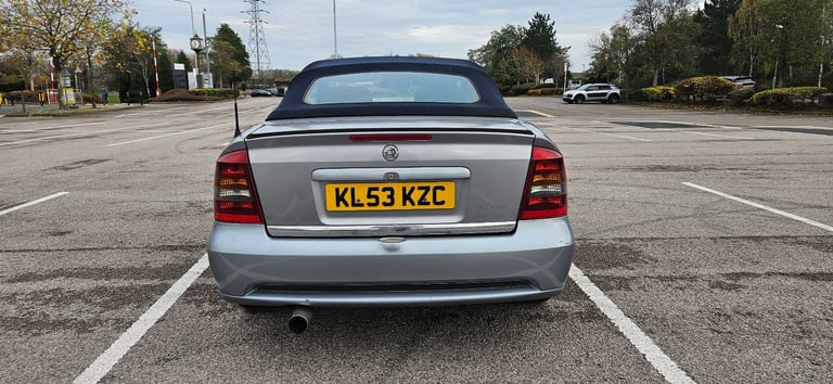 Vauxhall, ASTRA, Convertible, turbo, 2003, Manual, 1998 (cc), 2 doors, swaps, long mot