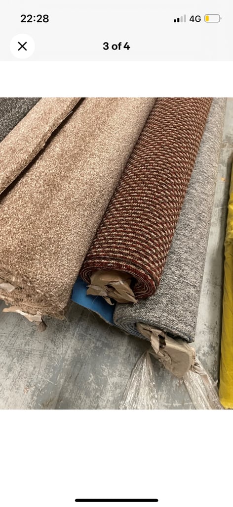 Carpet rolls, brand new clearance . MAY DELIVER