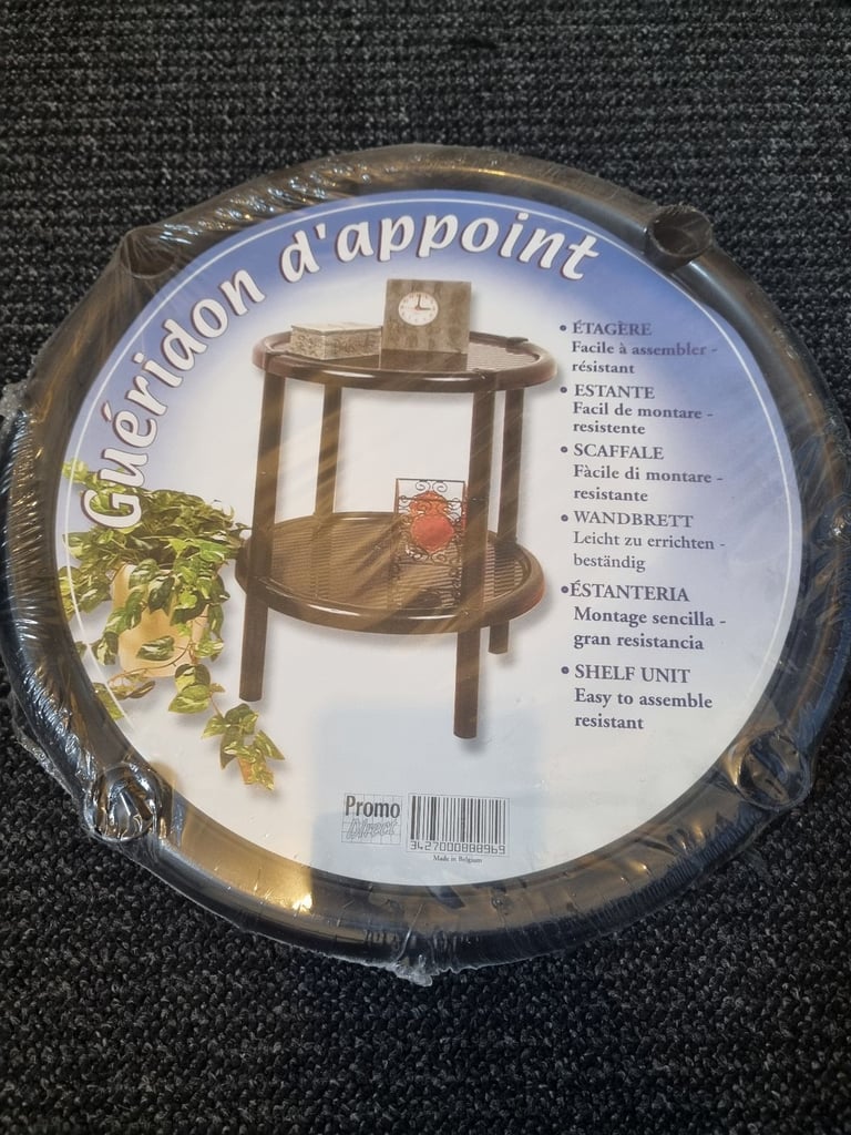 Small black plastic table 