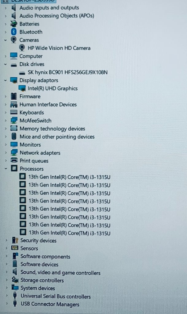 HP i3 13thGen TouchScreen x360 Full HD UltraFast Laptop, 8GB 256GB SSD, LIKE NEW