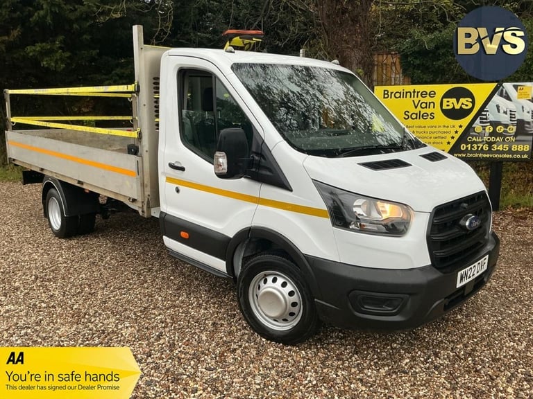 2022 Ford Transit 2.0 350 EcoBlue HD Leader DROPSIDE Cab 2dr Diesel Manual RWD L4 Euro 6 (s/s DRO...