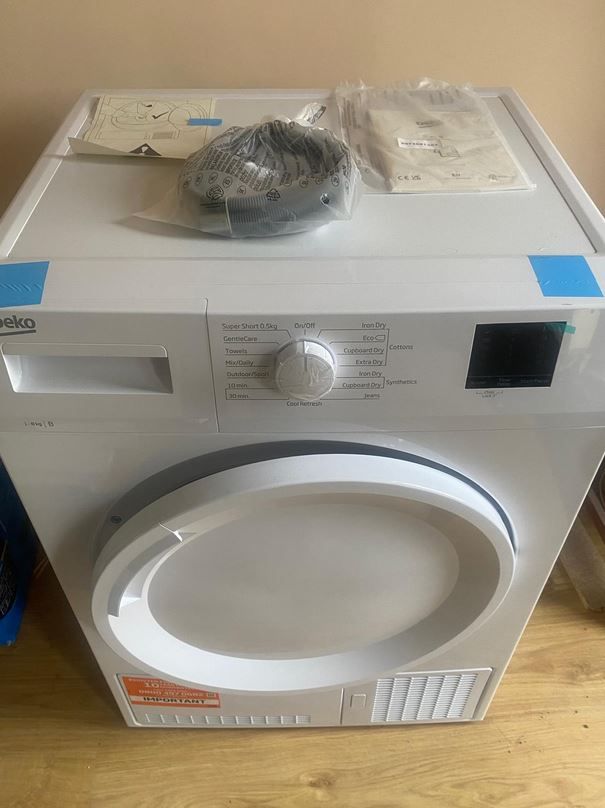 *SOLD* Brand New Tumble Dryer unused; dual condenser or waste pipe options - See Pictures
