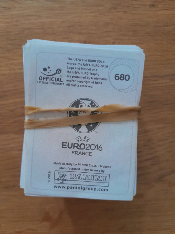 Euro 2016 Football Stickers