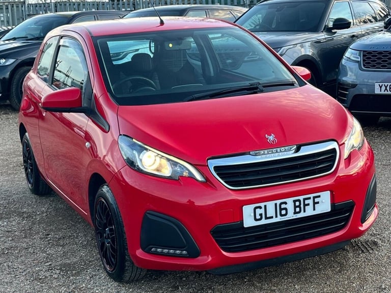 2016 Peugeot 108 1.0 Active Euro 6 3dr Hatchback Petrol Manual