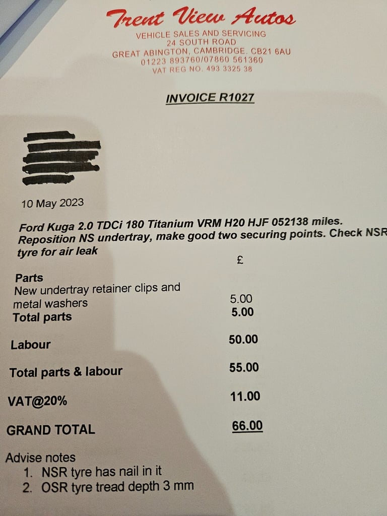 2017 Ford Kuga 2.0 TDCi 180 Titanium 5dr HATCHBACK Diesel Manual