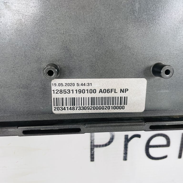 Skoda Fabia Front Bumper Genuine Black Mk3 Face Lift 2018 - 2022 [ao93]