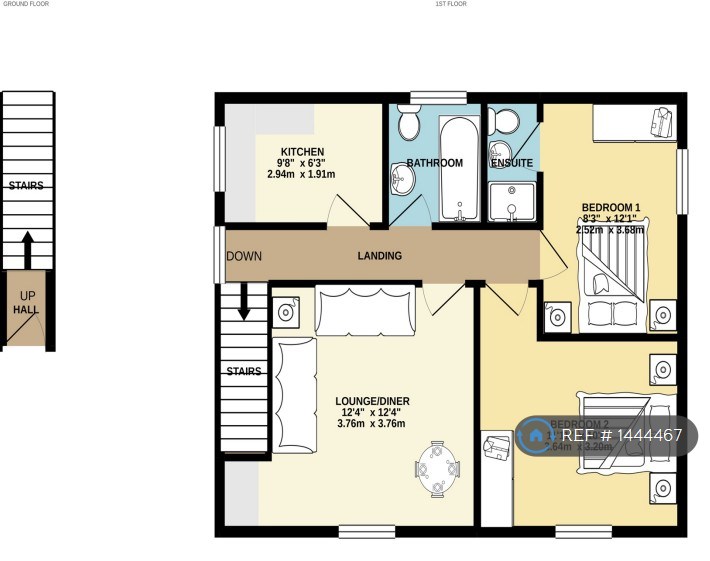 2 bedroom flat in Jubilee Street, Rugby, CV21 (2 bed) (#1444467)