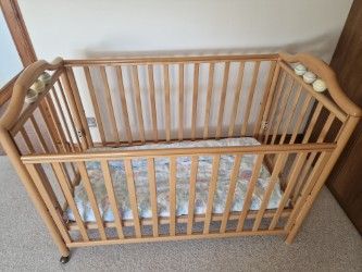 baby pine solid cot from birth