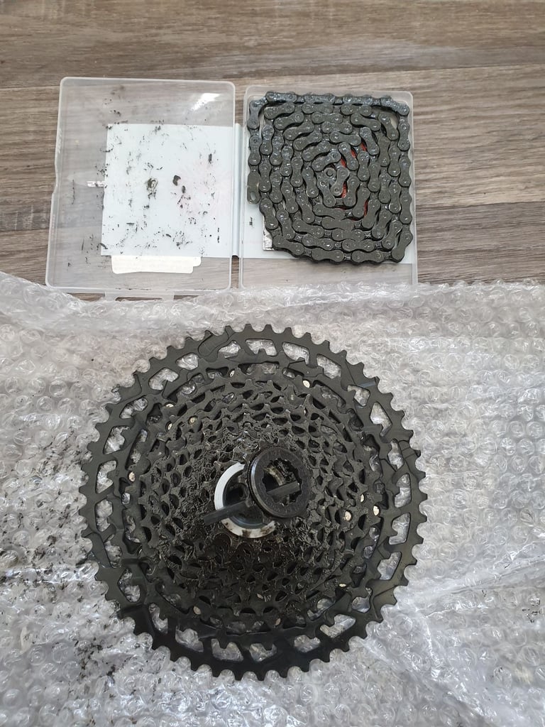 image for 12 speed cassette & chain , Sram like Shimano