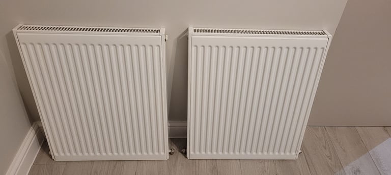 Two white traditional radiators - very good condition