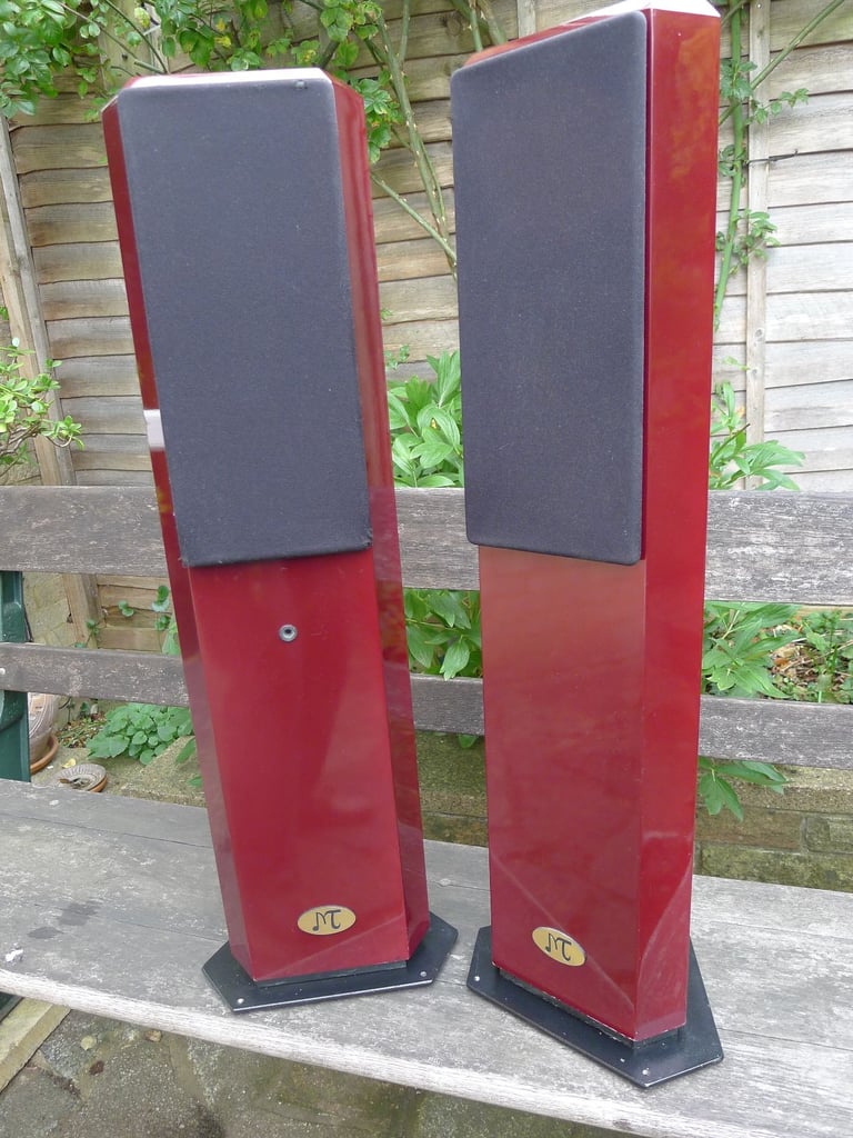image for Musical Technology Kestrel Loudspeakers in Red Lacquer Finish