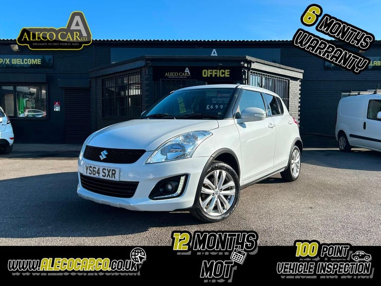 SUZUKI SWIFT 1.2 Dualjet SZ4 White Manual Petrol 2014