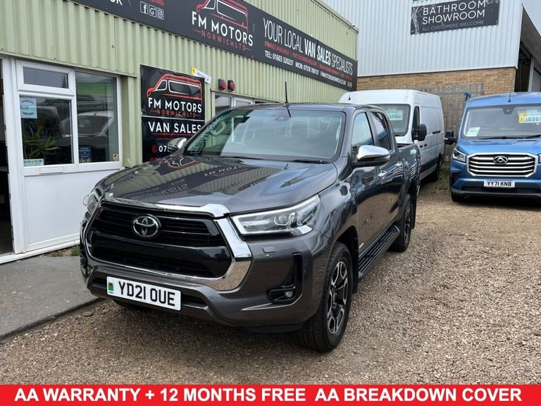 2021 21 TOYOTA HI-LUX 2.4 D-4D INVINCIBLE PICKUP DOUBLE CAB 4DR DIESEL AUTO 4WD 