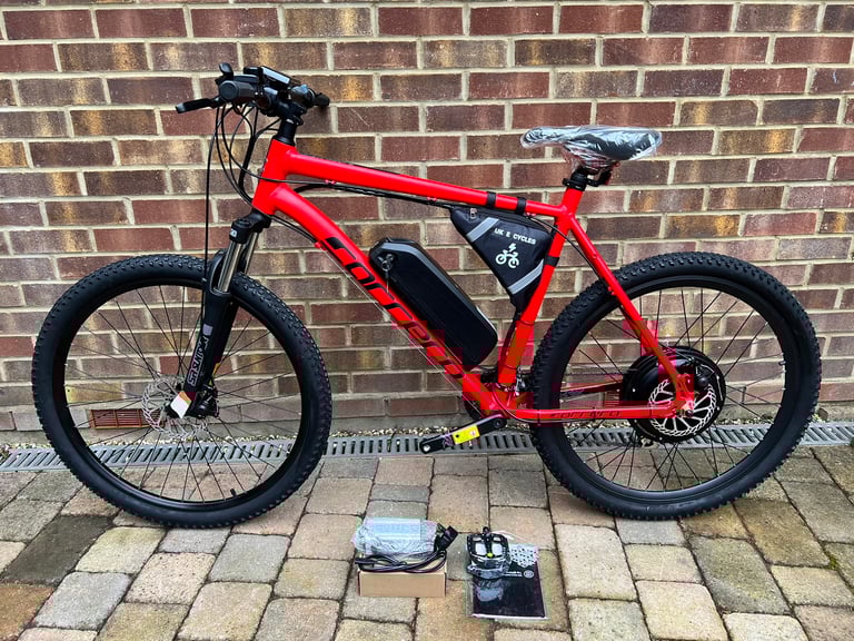 Electric Carrera EBike Throttle/Pedal Assist 27.5Inch 1500W 52V 40mph 