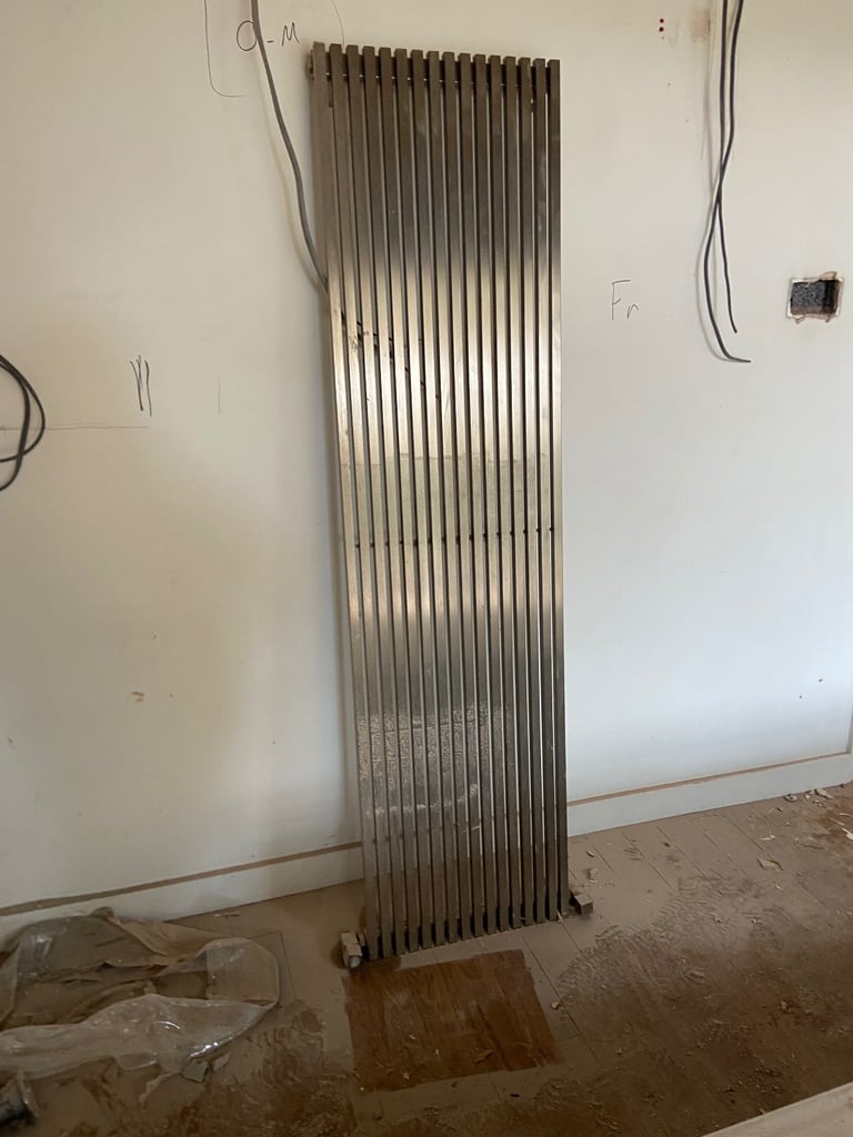 image for Silver vertical radiator 