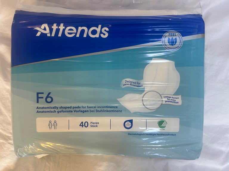 image for Attends unisex incontinence pads 