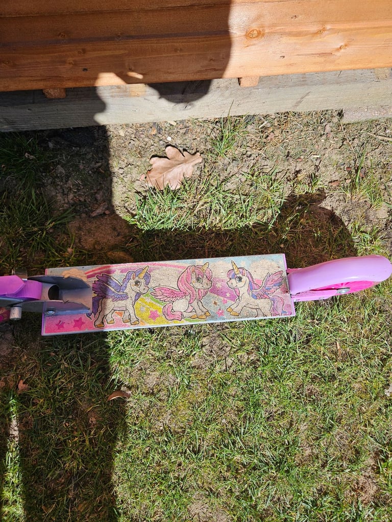 Unicorn light up scooter 
