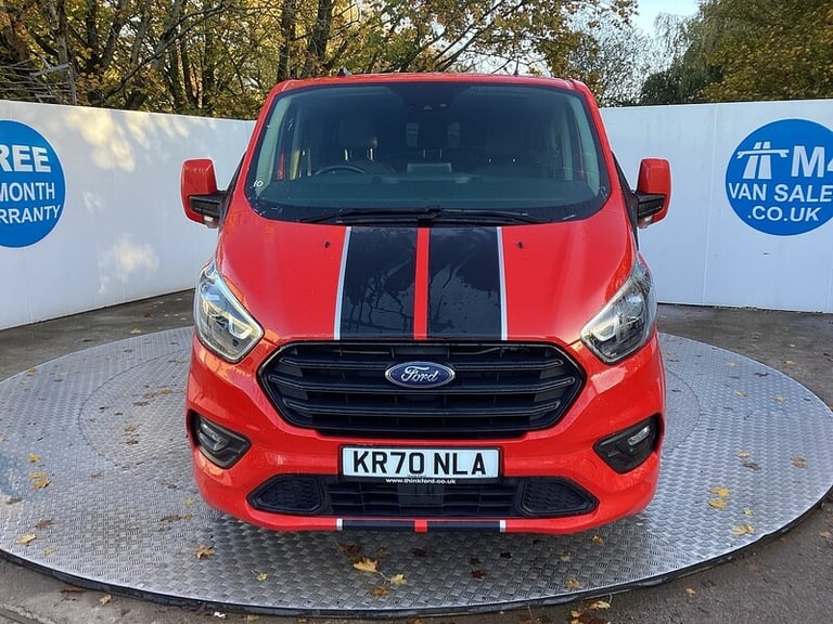 2020 Ford Transit Custom 320 EcoBlue Sport SWB L/R C/C A/C Euro 6 *NO VAT* Combi Van Diesel Autom...