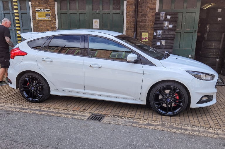R561BG Swap FORD FOCUS ST 4X 19'' GENUINE 5 TWIN SPOKE GLOSS BLACK ALLOY WHEELS