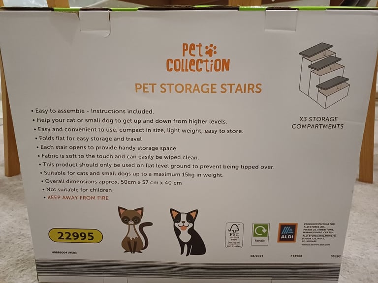 Pet storage stairs