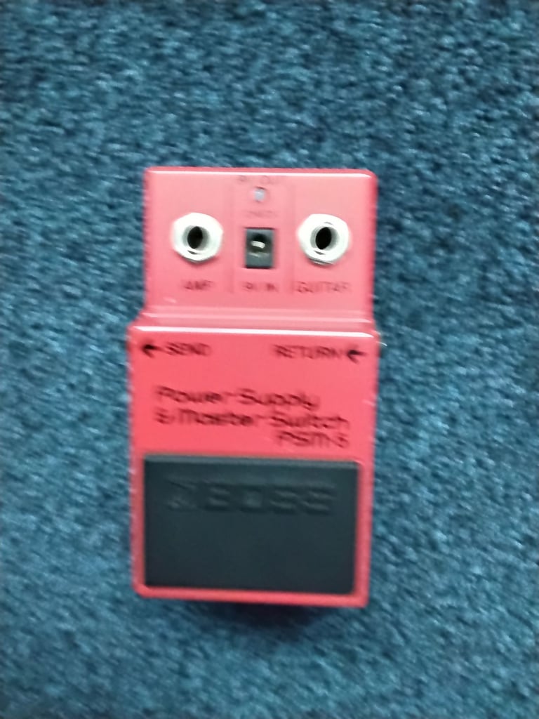 Boss PSM 5  power supp.y master switch