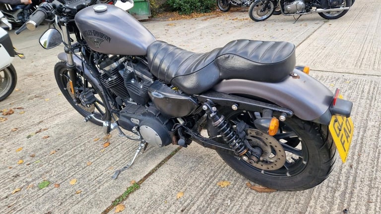 2016 16 HARLEY DAVIDSON XL 883 N IRON 16 SPORTSTER GREY XL883 CUSTOM CRUISER