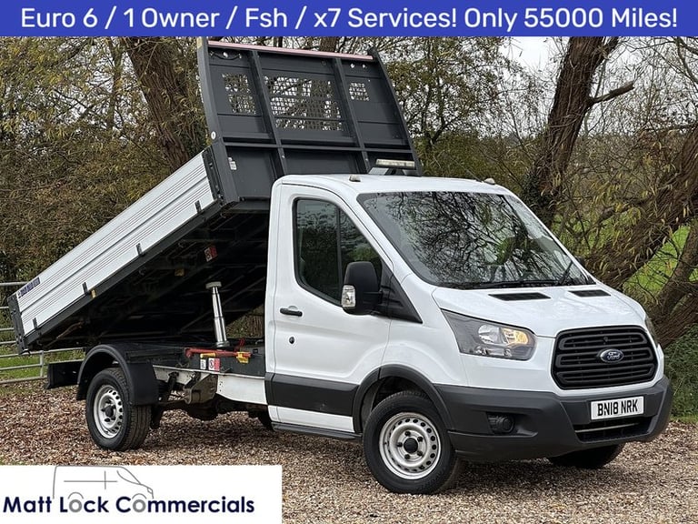 2018 Ford Transit 350 2.0 Rwd Single Cab Tipper Tipper Diesel Manual