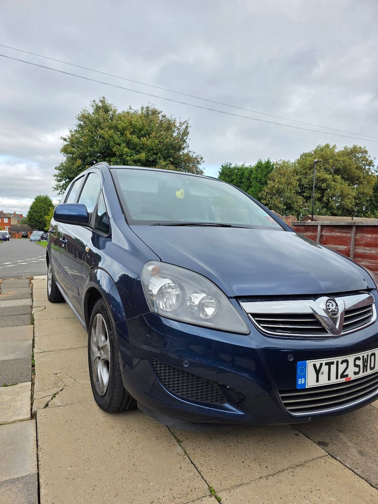 Vauxhall, ZAFIRA, MPV, 2012, Manual, 1598 (cc), 5 doors