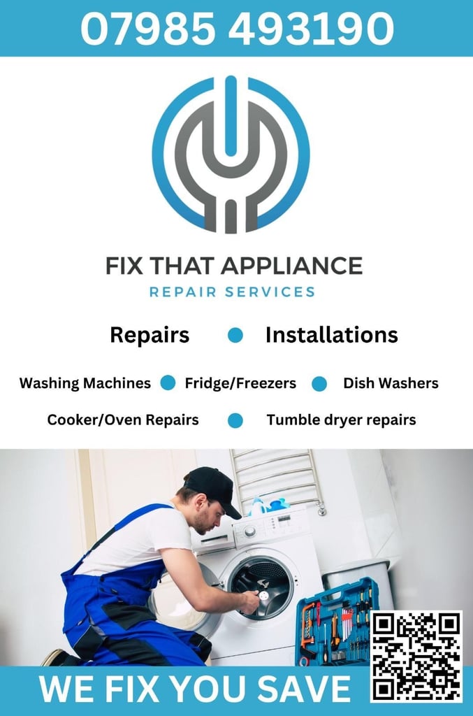image for Appliance Repairs In Birmingham - Washing Machine Repair & Other White Goods 🛠️