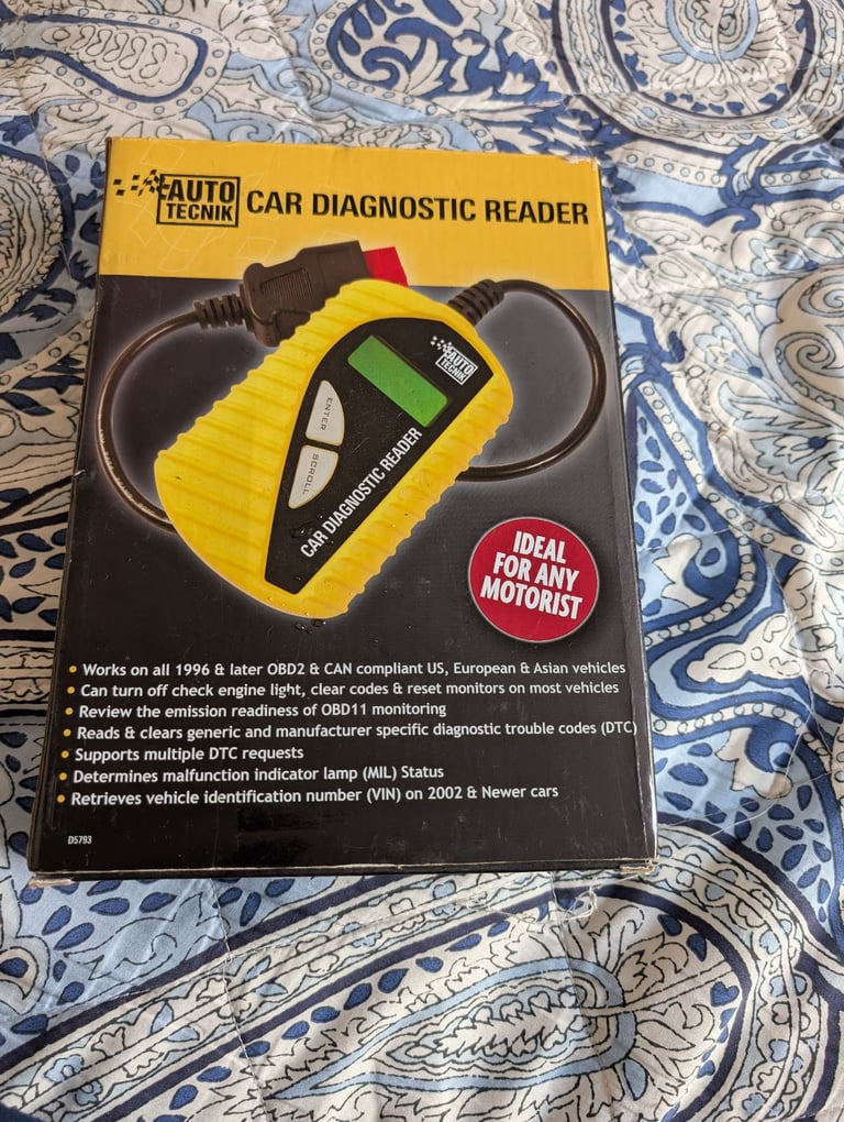 image for Auto Technik Car Diagnostic Reader (OBD2 / CAN Code Scanner) - Clear Check Engine Light