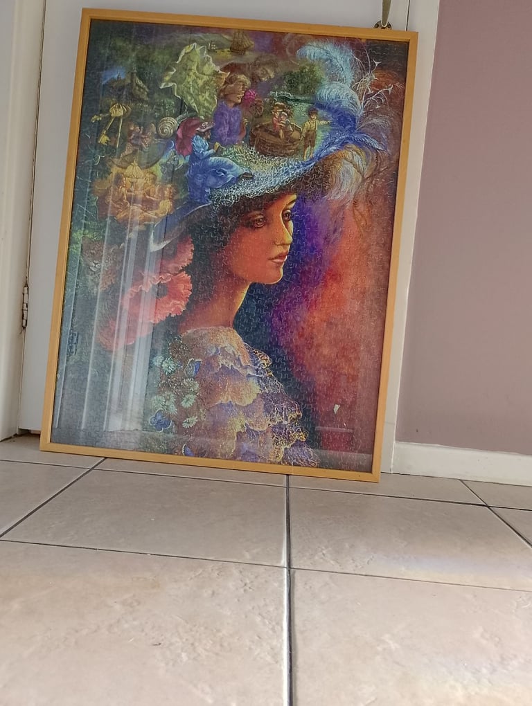 Framed jigsaw puzzle (hat of dreams )