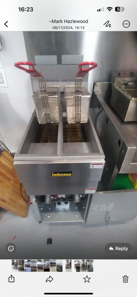 Catering equipment commercial gas griddles fryers restaurant trailer cafe pub equipment 