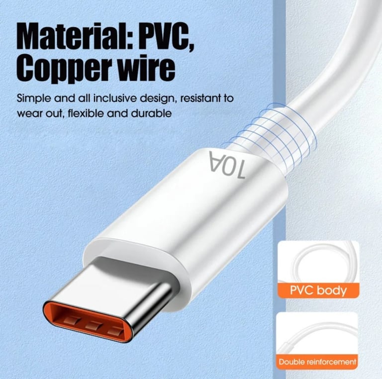 Original Xiaomi Turbo Charger 33WFast Power SupplyUSB European Plug+Type C Cable