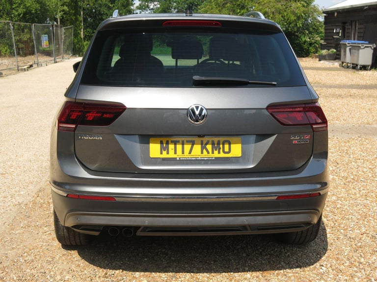 VOLKSWAGEN TIGUAN 2.0 TDI 190BHP EURO 6 4 MOTION Tech SEL Grey Auto Diesel 2017