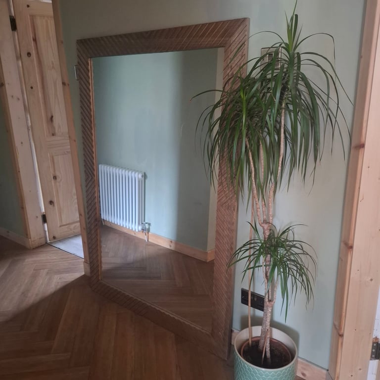 Large wooden Mirror *SOLD *